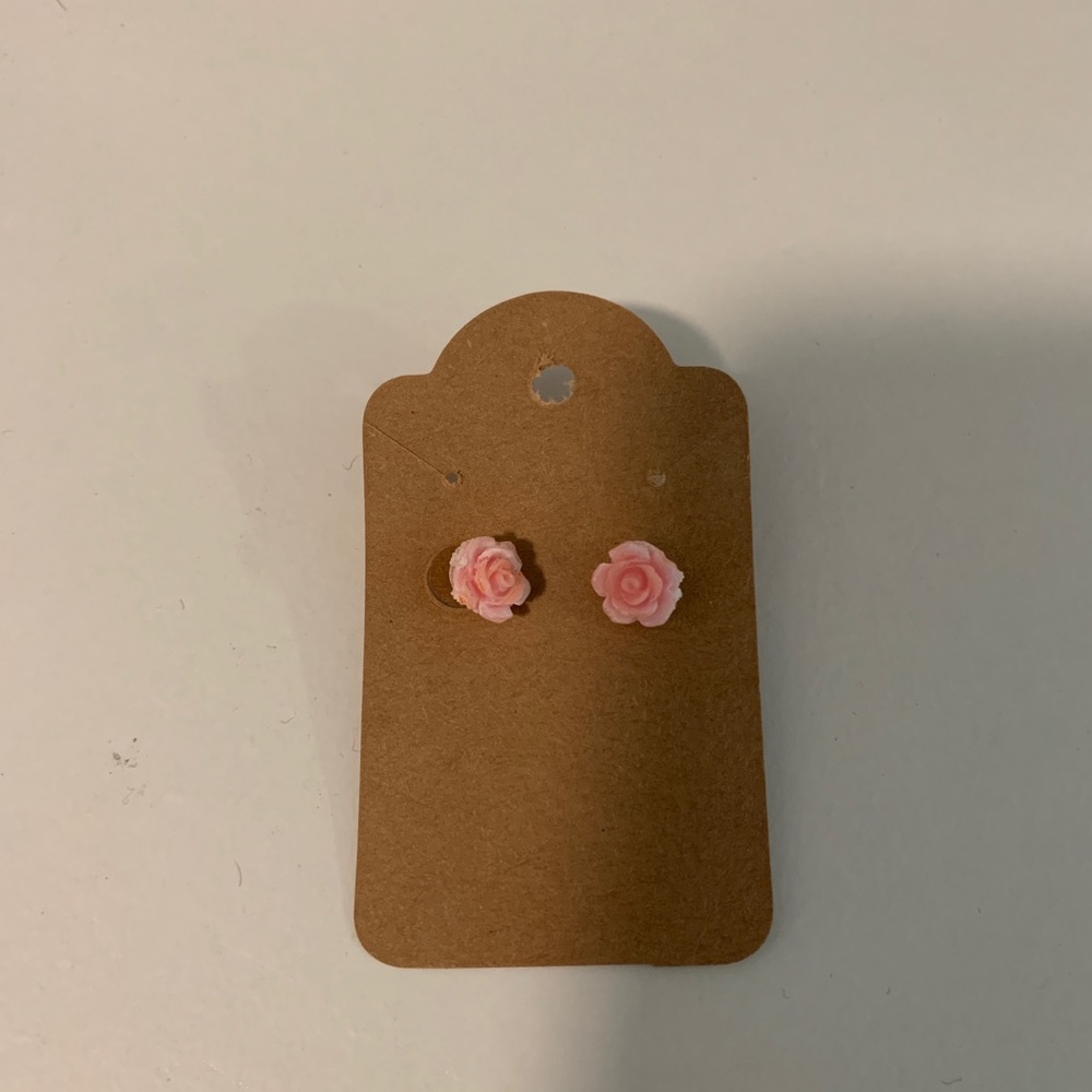 rose earrings